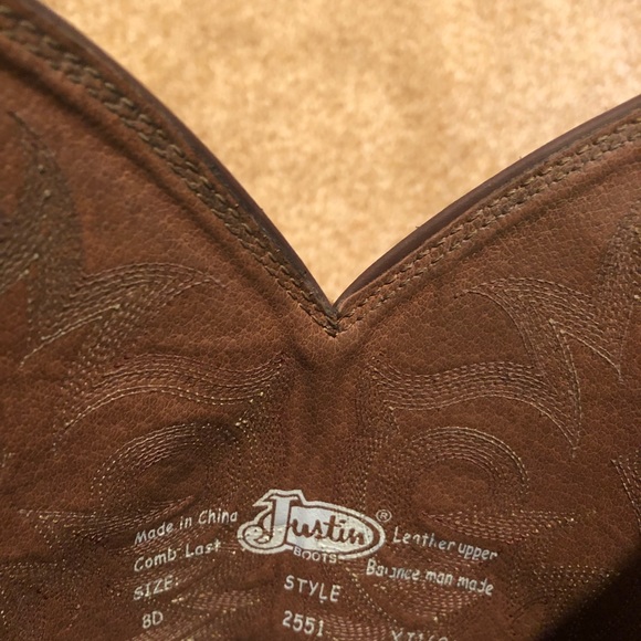 Women’s Justin Cowgirl Boots - Picture 7 of 7